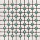 Ceramic High Relief Tile Green Dots