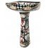 Mexican Talavera Pedestal Sink Gallardo