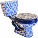 Mexican Talavera Toilet Flores