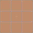 Mission Cement Field Tiles Solid Bronze