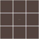 Mission Cement Field Tiles Solid Darkbrown