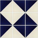 Mexican Talavera Tiles White Blue