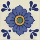 Mexican Talavera Tiles Flowers 11