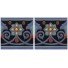 Ceramic High Relief Border Tile Navarres Negro