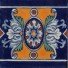 Mexican Talavera Border Tile Romanesco