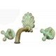 Mexican Bronze Faucets Set Tafalla