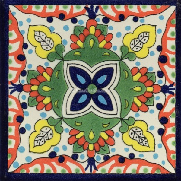 Mexican Talavera Tile Toliman