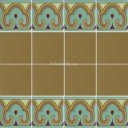 Ceramic High Relief Border Tile Alcobendas