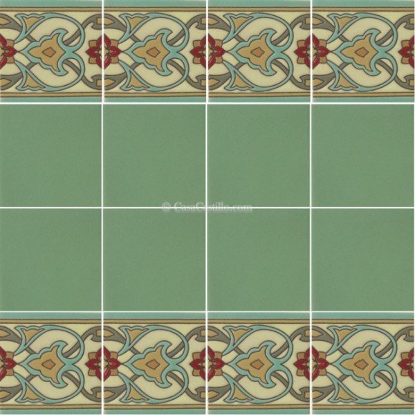 Ceramic High Relief Border Tile Atienza