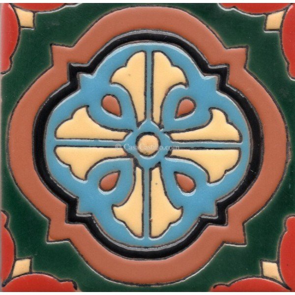 Ceramic High Relief Tile San Geronimo 4