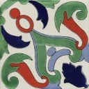 Mexican Talavera Tile Cuarto brecsia