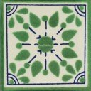 Mexican Talavera Tile Zafra