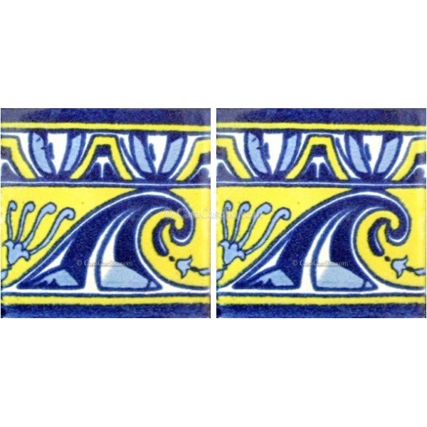 Mexican Talavera Border Tile Escobedo