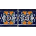 Mexican Talavera Border Tile Romanesco