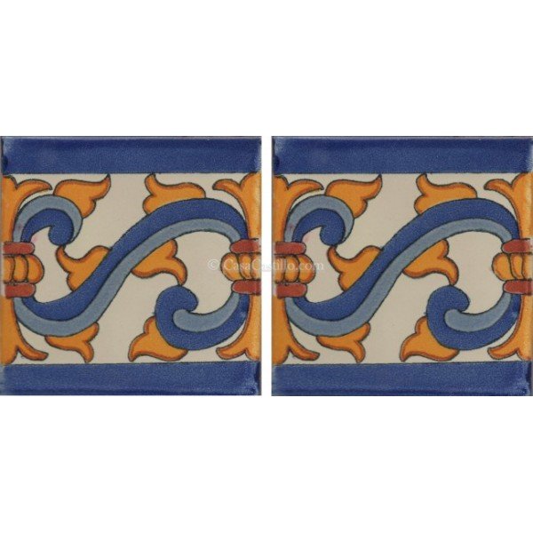 Mexican Talavera Border Tile Jarol