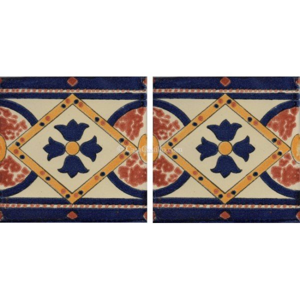 Mexican Talavera Border Tile Julios