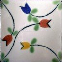 Ceramic Frost Proof Tiles Flowers 5