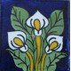 Ceramic Frost Proof Tiles Lilies 3