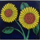 Ceramic Frost Proof Tiles Sunflower 8