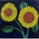 Ceramic Frost Proof Tiles Sunflower 8